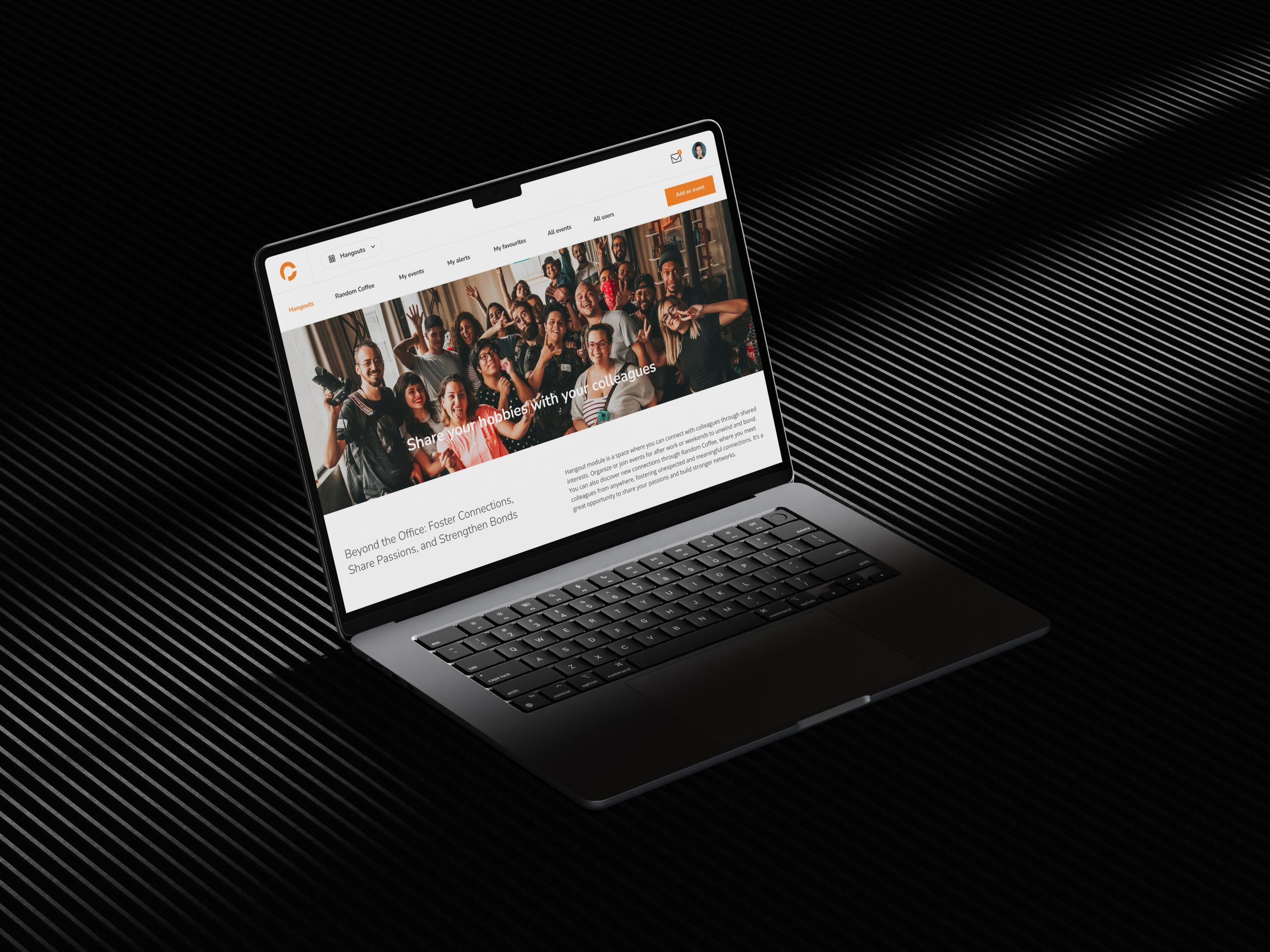 Dim Light MacBook Mockup